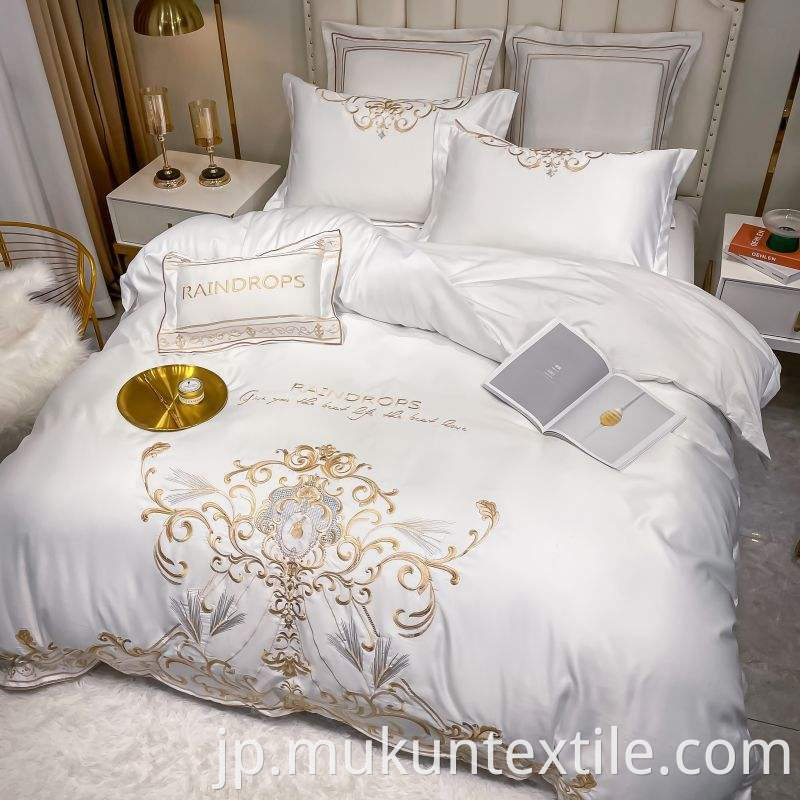  Cotton Embroidery Bedding Set